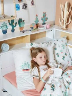 8 Grands Stickers Cactus Vert / Multicolore - Vertbaudet -Meubles Pour Enfants Magasin 8 grands stickers cactus 2