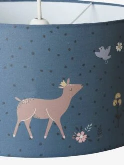 Abat-jour Pour Suspension FORÊT ENCHANTEE Bleu - Vertbaudet -Meubles Pour Enfants Magasin abat jour pour suspension foret enchantee 3