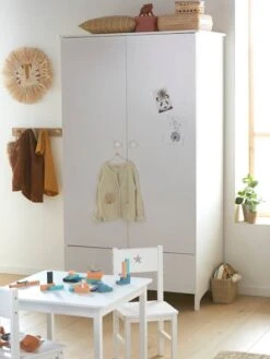 Armoire 2 Portes LIGNE SIRIUS Blanc - Vertbaudet -Meubles Pour Enfants Magasin armoire 2 portes ligne sirius 3