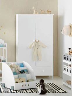 Armoire 2 Portes LIGNE SIRIUS Blanc - Vertbaudet -Meubles Pour Enfants Magasin armoire 2 portes ligne sirius 4