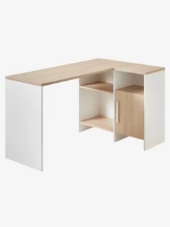 Bureau D'angle Liverpool Blanc - Vertbaudet -Meubles Pour Enfants Magasin bureau dangle liverpool 2