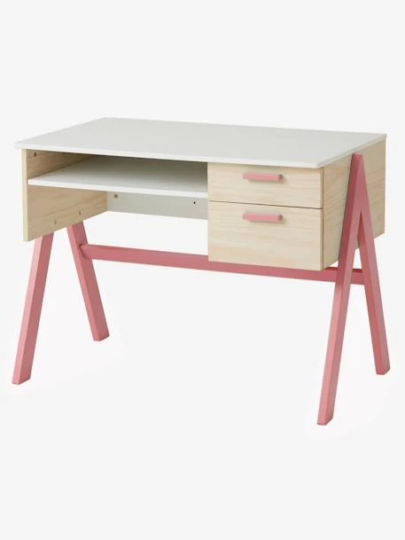 Bureau Enfant Coloriage Rose - Vertbaudet 2 Bureau Enfant Coloriage Rose - Vertbaudet – Image 2