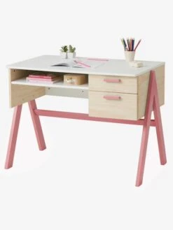Meubles Pour Enfants Magasin 25 Bureau Enfant Coloriage Rose - Vertbaudet