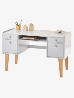Meubles Pour Enfants Magasin 29 Bureau Enfant LIGNE FJORD Gris/bois - Vertbaudet