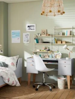 Bureau Enfant LIGNE FJORD Gris/bois - Vertbaudet -Meubles Pour Enfants Magasin bureau enfant ligne fjord 3