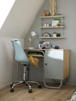 Bureau Enfant Vintage OXFORD Bleu - Vertbaudet -Meubles Pour Enfants Magasin bureau enfant vintage oxford 5