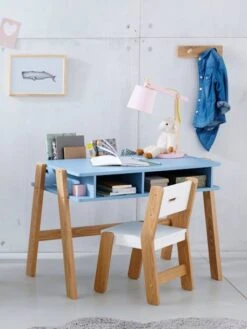 Chaise Maternelle, Assise 30 Cm LIGNE ARCHITEKT Blanc/bois - Vertbaudet -Meubles Pour Enfants Magasin chaise maternelle assise 30 cm ligne architekt 3