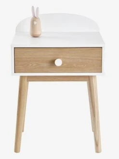 Chevet Avec Poignées Personnalisables LIGNE CONFETTI Blanc - Vertbaudet -Meubles Pour Enfants Magasin chevet avec poignees personnalisables ligne confetti 3