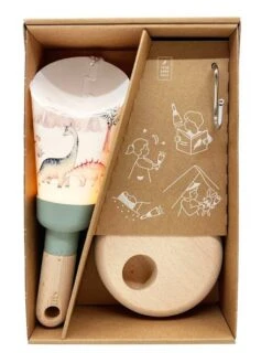 Coffret Lampe Nomade 5 En 1 Dinosauria MAISON POLOCHON Vert Sauge - Polochon -Meubles Pour Enfants Magasin coffret lampe nomade 5 en 1 dinosauria maison polochon 3