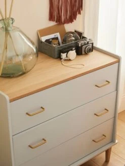 Commode Prof. 42 Cm LIGNE SIXTIES Vert D'eau - Vertbaudet -Meubles Pour Enfants Magasin commode prof. 42 cm ligne sixties 3