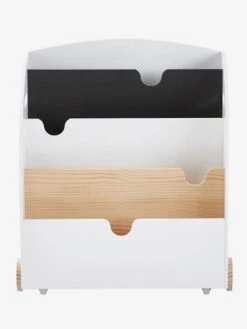 Etagère Pour Livres à Roulettes LIGNE SCHOOL Rose - Vertbaudet -Meubles Pour Enfants Magasin etagere pour livres a roulettes ligne school 2