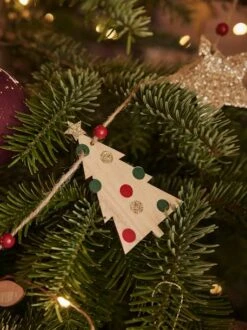 Guirlande De Noël En Bois Bois - Vertbaudet -Meubles Pour Enfants Magasin guirlande de noel en bois 2