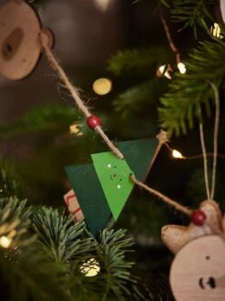 Guirlande De Noël En Bois Bois - Vertbaudet -Meubles Pour Enfants Magasin guirlande de noel en bois 3