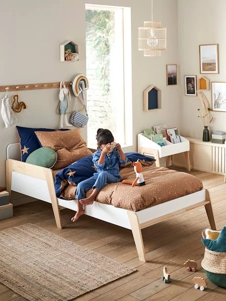 Lit Enfant évolutif 3 Tailles LIGNE RETRO Blanc Mate - Vertbaudet 5 Lit Enfant évolutif 3 Tailles LIGNE RETRO Blanc Mate - Vertbaudet – Image 5