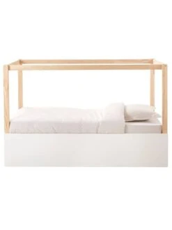 Lit Enfant Mi-hauteur Réversible ZIG-ZAG Blanc - Vertbaudet -Meubles Pour Enfants Magasin lit enfant mi hauteur reversible zig zag 5