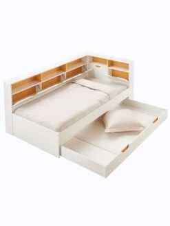 Lit Enfant Multi Rangements TRÉSOR Blanc - Vertbaudet -Meubles Pour Enfants Magasin lit enfant multi rangements tresor 2