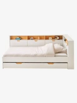 Lit Enfant Multi Rangements TRÉSOR Blanc - Vertbaudet -Meubles Pour Enfants Magasin lit enfant multi rangements tresor 3