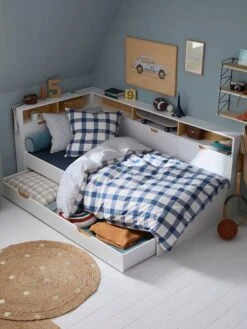 Lit Enfant Multi Rangements TRÉSOR Blanc - Vertbaudet -Meubles Pour Enfants Magasin lit enfant multi rangements tresor 5