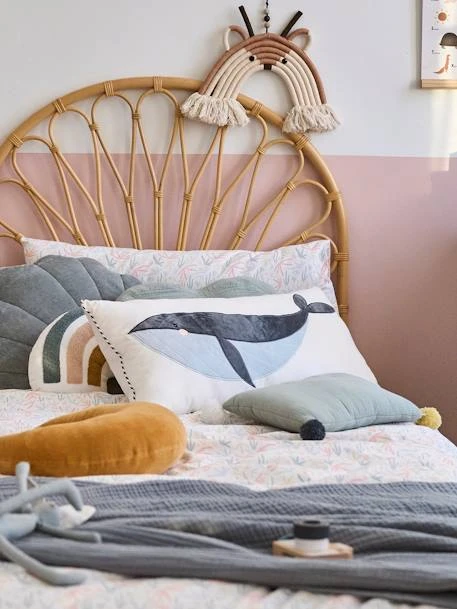 Lot De 2 Coussins SOUS L'OCÉAN Bleu - Vertbaudet 3 Lot De 2 Coussins SOUS L'OCÉAN Bleu - Vertbaudet – Image 3