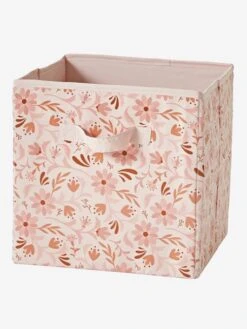 Lot De 3 Bacs De Rangement FLEURETTES Rose - Vertbaudet -Meubles Pour Enfants Magasin lot de 3 bacs de rangement fleurettes 2