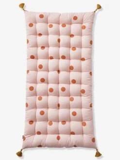 Matelas De Sol Ă Pompons MINI MAXI POIS Rose - Vertbaudet