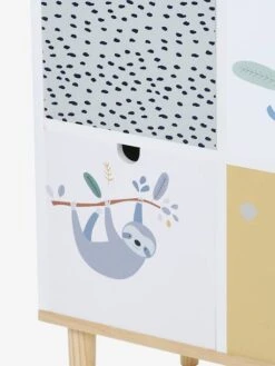 Meuble 6 Bacs Jungle Blanc - Vertbaudet -Meubles Pour Enfants Magasin meuble 6 bacs jungle 4