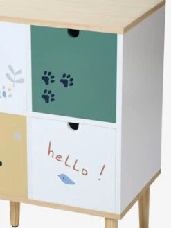 Meuble 6 Bacs Jungle Blanc - Vertbaudet -Meubles Pour Enfants Magasin meuble 6 bacs jungle 5