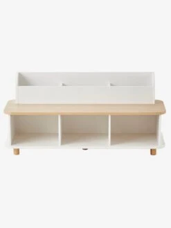 Meuble à Chaussures LIGNE PTILOU Blanc/bois - Vertbaudet -Meubles Pour Enfants Magasin meuble a chaussures ligne ptilou 2