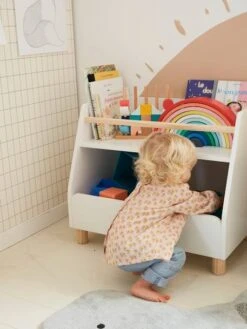 Meuble De Rangement Mixte étagère + Bacs LIGNE PTILOU Blanc/bois - Vertbaudet 11 Meuble De Rangement Mixte étagère + Bacs LIGNE PTILOU Blanc/bois - Vertbaudet -Meubles Pour Enfants Magasin meuble de rangement mixte etagere bacs ligne ptilou 5