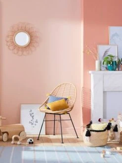 Miroir En Rotin Hélios Marron - Vertbaudet -Meubles Pour Enfants Magasin miroir en rotin helios 2