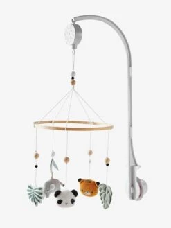 Mobile Musical HANOÏ Vert / Multicolore - Vertbaudet -Meubles Pour Enfants Magasin mobile musical hanoi 2