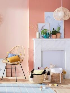 Panier En Jute Avec Fils Lurex Marguerite Blanc - Vertbaudet -Meubles Pour Enfants Magasin panier en jute avec fils lurex marguerite 3