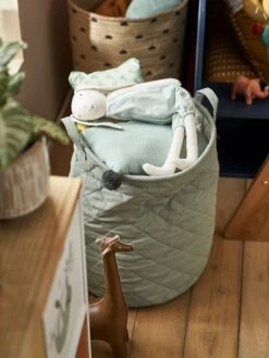 Panier Matelassé Guimauve Jaune Moutarde - Vertbaudet -Meubles Pour Enfants Magasin panier matelasse guimauve 4