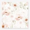 Papier Peint Coquelicots Poppies LILIPINSO Rose Nude - Lilipinso