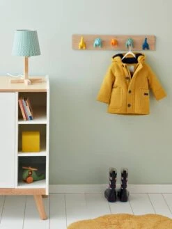 Porte-manteau Avec Patères Dinos Multicolore - Vertbaudet -Meubles Pour Enfants Magasin porte manteau avec pateres dinos 2