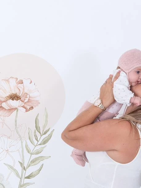 Stickers Géant Coquelicot Poppies LILIPINSO Rose Nude - Lilipinso 2 Stickers Géant Coquelicot Poppies LILIPINSO Rose Nude - Lilipinso – Image 2