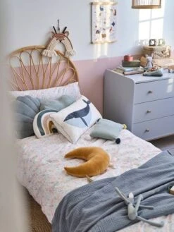 Tête De Lit Rotin Enfant Fleur Naturel - Vertbaudet -Meubles Pour Enfants Magasin tete de lit rotin enfant fleur 3