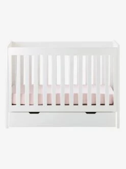 Tiroir De Rangement à Roulettes Pour Lit Bébé Blanc - Vertbaudet -Meubles Pour Enfants Magasin tiroir de rangement a roulettes pour lit bebe 4