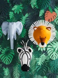 Trophée Zèbre Blanc/noir - Vertbaudet 7 Trophée Zèbre Blanc/noir - Vertbaudet -Meubles Pour Enfants Magasin trophee zebre 2