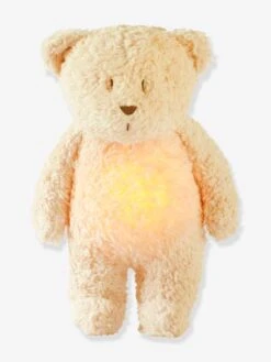 Veilleuse Peluche MOONIE Ourson En Coton Bio* Beige Sable - Moonie